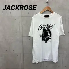 JACKROSE ジャックローズ Ｔシャツ ホワイト プリント Lサイズ