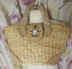 新品◆Rady◆ビジュー付きかごバッグ