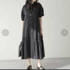 【美品✨】ジャーナルスタンダード ボイルパフスリーブワンピース