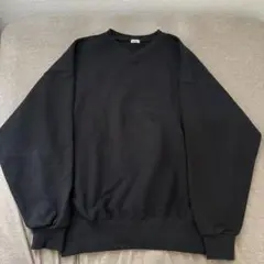 THE BOLDMAN Vネックスウェット ブラック