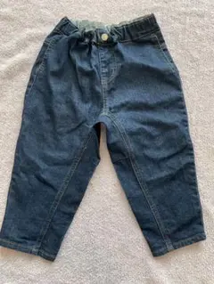 petit main ダークブルー パンツ 100