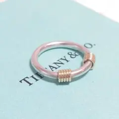 TIFFANY ティファニー コンビ バンド ウィズ2 リング 925/750