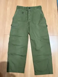 美品 70s デンマーク軍 M71 カーゴ パンツ チャコール riri ユーロ 美品 70s デンマーク軍 M71 カーゴ パンツ チャコール riri