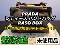 【廃番 / 未使用】PRADA (プラダ) ハンドバッグ RASO BOX