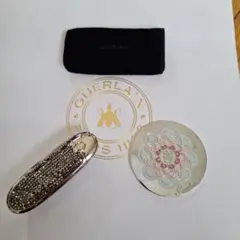 GUERLAIN。口紅SWAROVSKIケース&ミラーセット