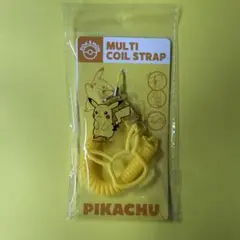 ピカチュウ　コイルストラップ　ストラップ スマホ ポケモン　グッズ　新品