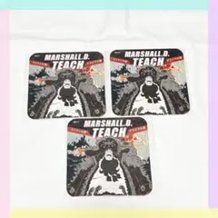 【3点】ONEPIECE アートコースター 黒ひげ まとめ売り ジャンプショップ
