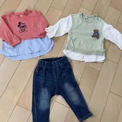 Petit main まとめ売り　女の子　トップス　パンツ　80