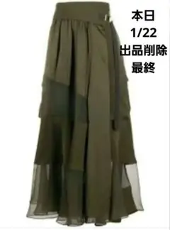 【完売レア】サカイsacai パッチワークスカート