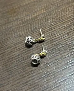 シルバー ゴールド スタッドピアス
