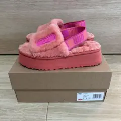 UGG サンダル DISCO SLIDE ピンク 24cm ディスコスライド