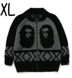 初期 APE BAPE エイプ カウチン ニット トリプルネーム 初期 APE BAPE エイプ カウチン ニット トリプルネーム