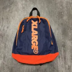 XLARGE バックパック ネイビー/オレンジ