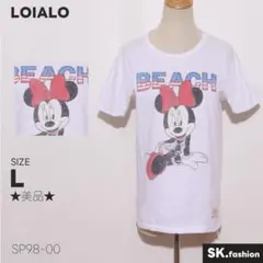 ★美品★ LOIALO Disney Tシャツ 半袖 クルーネック USA