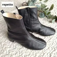 repetto レペット SIENA 21AW ショートブーツ36 ブラック