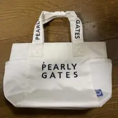 パーリーゲイツ 定番カートバッグ 白 スマイル