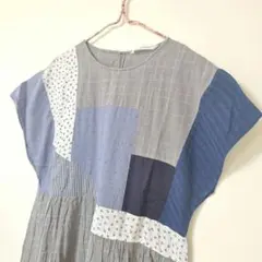 【maison de plage】メゾンドプラージュ パッチワーク　ワンピース