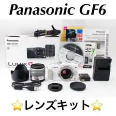 ◆自撮り&Wi-Fiスマホ転送◆パナソニック GF6 レンズセット