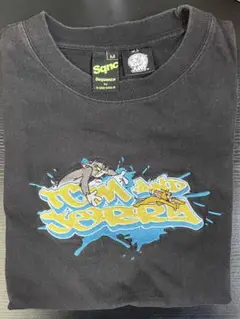 トムとジェリー グラフィティTシャツ Mサイズ ブラック