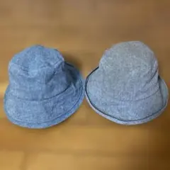 デニム帽子2枚　セット