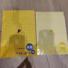 フォレスタ　算数　小学 3年　夏休みに　書き込みほぼなし