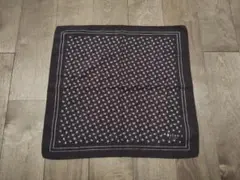 [イタリア製] Altea アルテア ペイズリー ポケットチーフ ブラウン