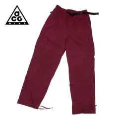 【値下げ中】ナイキacg コンバーチブルパンツ ボルドー L