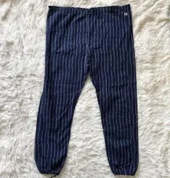 うなぎの寝床 MONPE ずらしストライプ ベーシック ブルー L