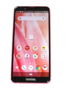 良品 SHARP AQUOS sense3 SH-02M ピンク SIMフリー