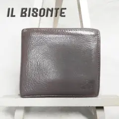 イルビゾンテ ILBISONTE 二つ折り財布 ヌメ革 グレージュ トルトラ