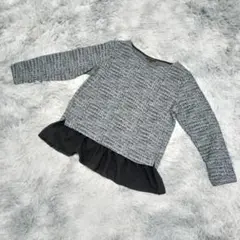本日限定価格 m.f.editorial ✨長袖カットソー【M】ラメ入りブラック