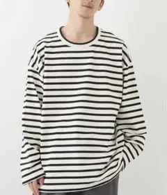 WEWILL WISM別注 2.5XL BORDER L/S T-SH