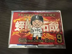 西武ライオンズ デフォルメスクエア缶バッジ 蛭間拓哉