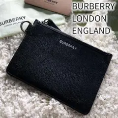 ほぼ未使用✨BURBERRY レザー コインケース カードケース ブラック