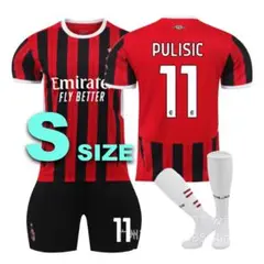 Sサイズ 25-26 ACミラン ホーム プリシッチ サッカーユニフォーム