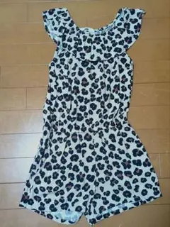 H&M レオパード柄 ノースリーブ　コンビネゾン