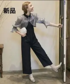 新品♡BONLECILL キャンディースリーブボレロ＆キャミソールパンツドレス