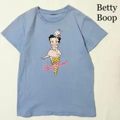 Betty Boop プリントTシャツ ライトブルー レディース