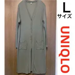 ユニクロ　UVカットスリットロングカーディガン（長袖） Lサイズ　UNIQLO