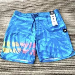 新品タグ付き　ハーレー　メンズ　サーフパンツ　ボードショーツ　32水着　Lブルー
