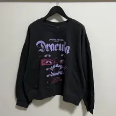 H&M ドラキュラ プリント スウェット M