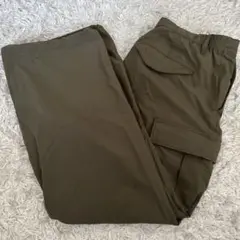 オリーブグリーン カーゴパンツ　ニコアンド　M