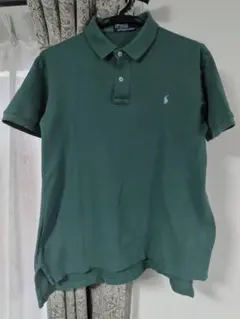 Polo by Ralph Lauren 緑 ポロシャツ M フェード 90s