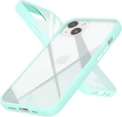 B250104 iPhone 13 アンチショック ケース アイスグリーン