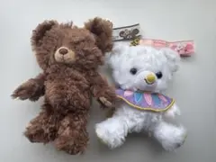【セット】ディズニー ユニベアシティ ぬいぐるみ キーチェーン 美女と野獣