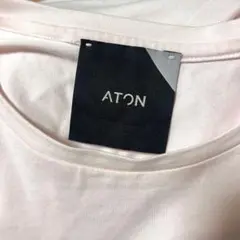 再値下げ【ATON エイトン】ノースリーブトップス ピンク