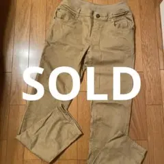 ベージュ　パンツ　160