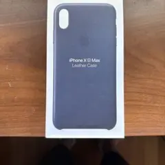 Apple iPhone XS Max レザーケース ミッドナイトブルー 未使用