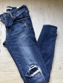 AZUL BY MOUSSY ダメージスキニーデニム