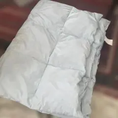 FEATHER QUILT ライトブルー 羽毛キルト　　 羽毛　掛布団